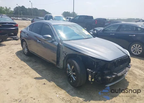 2019 Infiniti Q50 3.0T Luxe from USA, damaged, VIN JN1EV7AP2KM518024